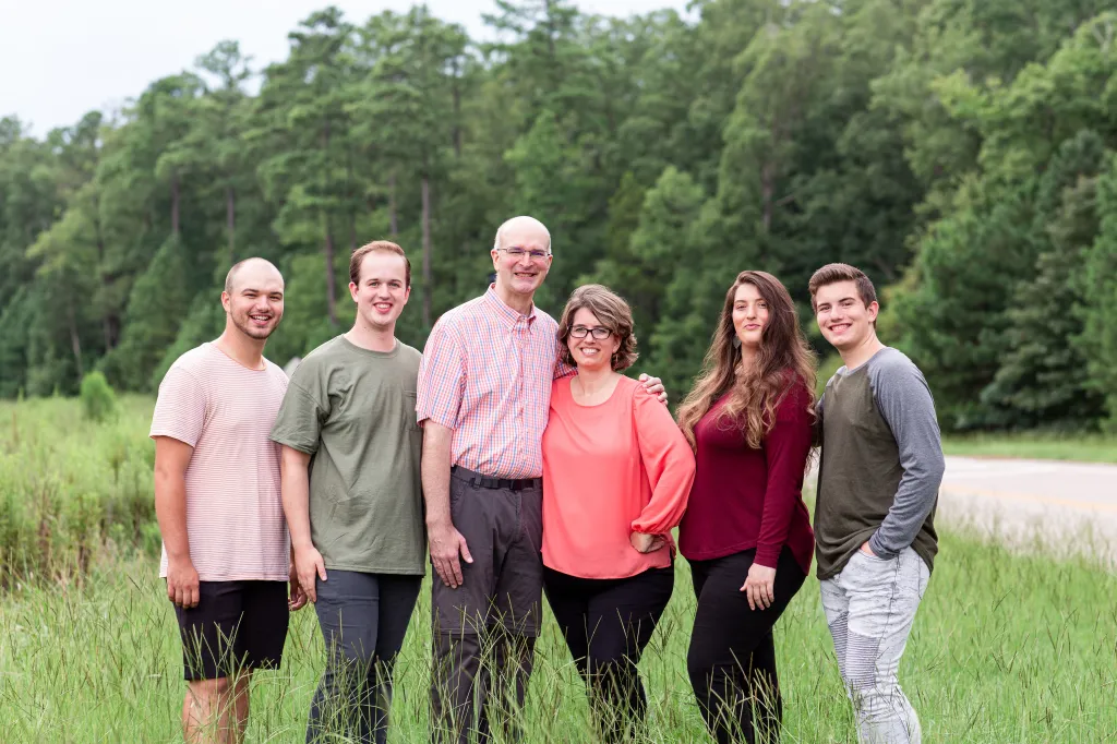 Deb Rasmussen with her family